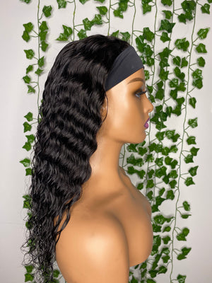 Deep Wave Headband Wig